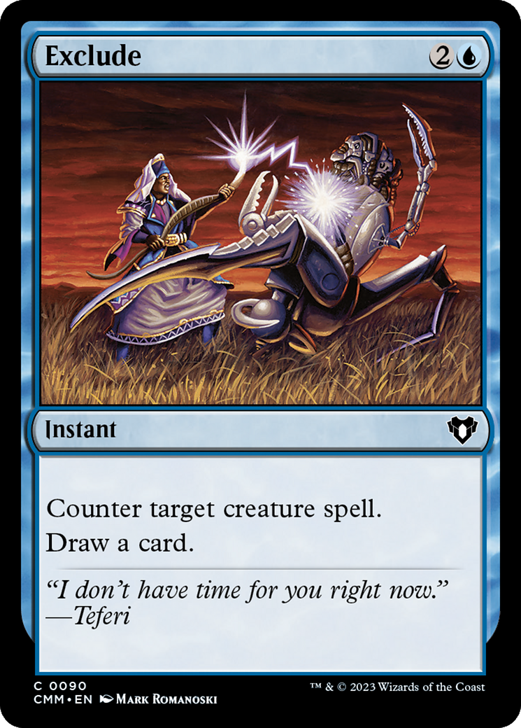 Exclude [Commander Masters] Foil