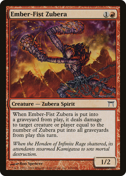 Ember-Fist Zubera [Champions of Kamigawa] Foil