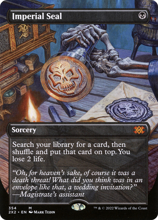Imperial Seal (Borderless Alternate Art) [Double Masters 2022]