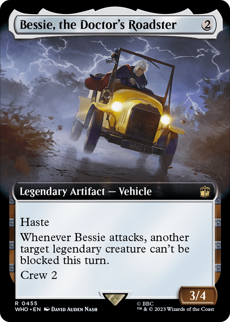 Bessie, the Doctor's Roadster (Extended Art) [Doctor Who] | Silver Goblin