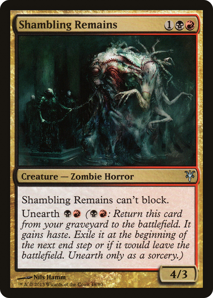 Shambling Remains [Duel Decks: Sorin vs. Tibalt] | Silver Goblin