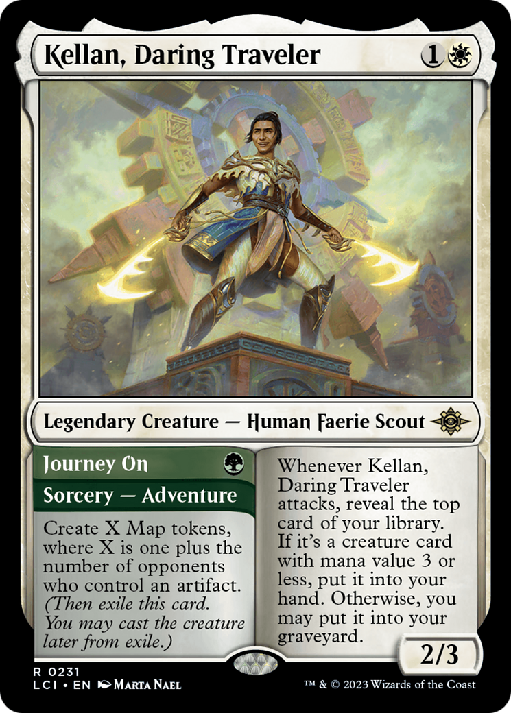 Kellan, Daring Traveler [The Lost Caverns of Ixalan] Foil