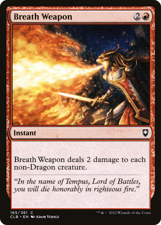 Breath Weapon [Commander Legends: Battle for Baldur's Gate] Foil
