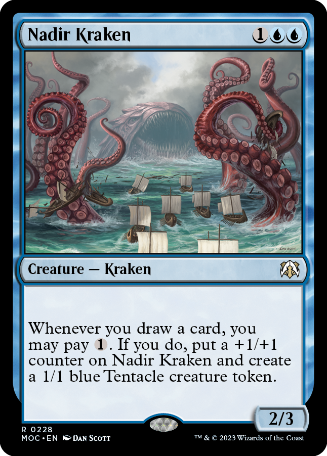 Nadir Kraken [March of the Machine Commander] | Silver Goblin
