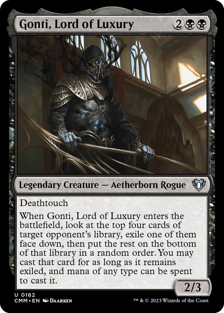 Gonti, Lord of Luxury [Commander Masters] Foil