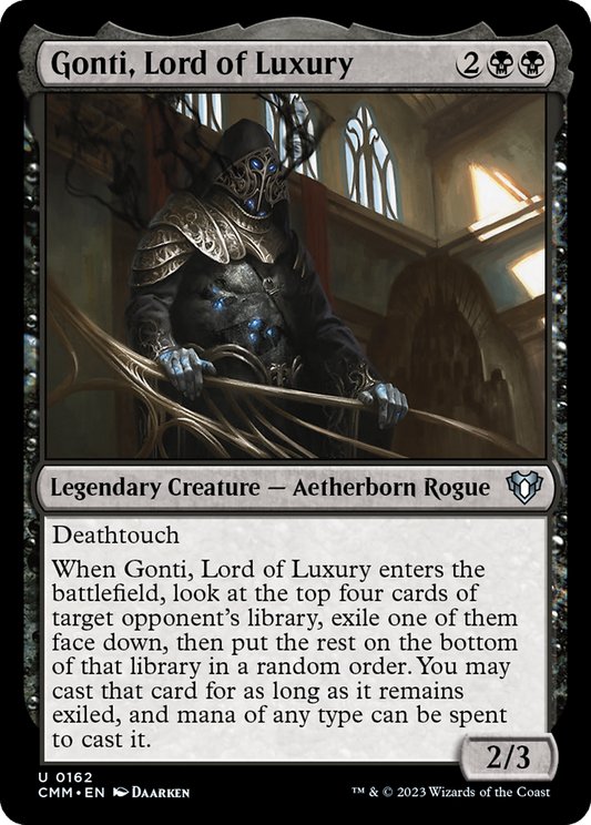 Gonti, Lord of Luxury [Commander Masters] Foil