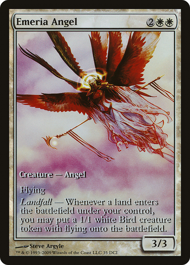 Emeria Angel (Game Day) (Extended Art) [Zendikar Promos] | Silver Goblin