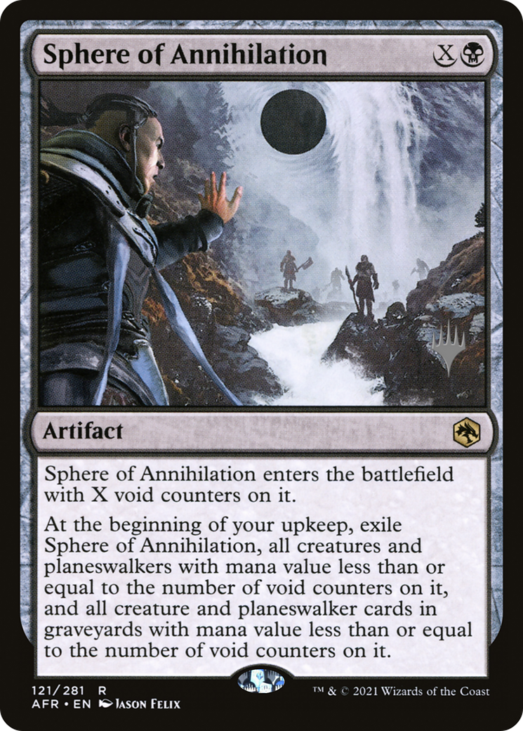 Sphere of Annihilation (Promo Pack) [Dungeons & Dragons: Adventures in the Forgotten Realms Promos] Foil