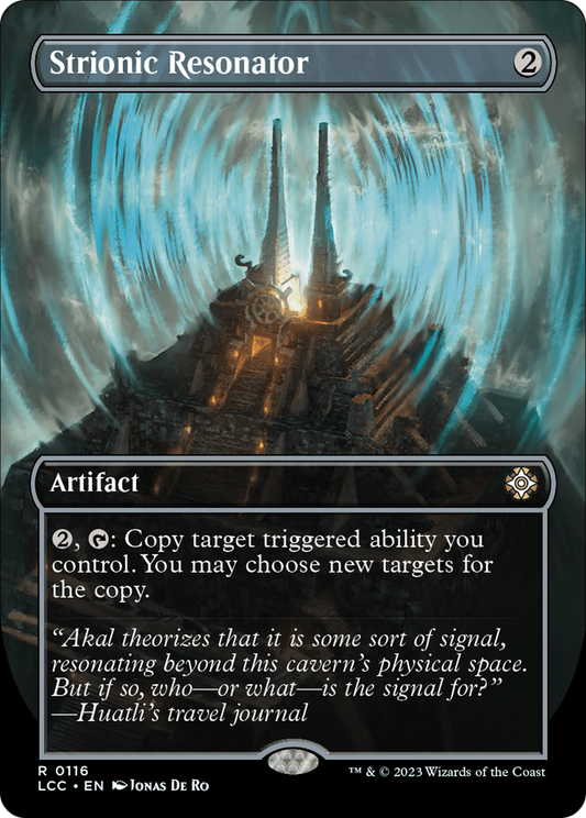 Strionic Resonator (Borderless) [The Lost Caverns of Ixalan Commander] Foil