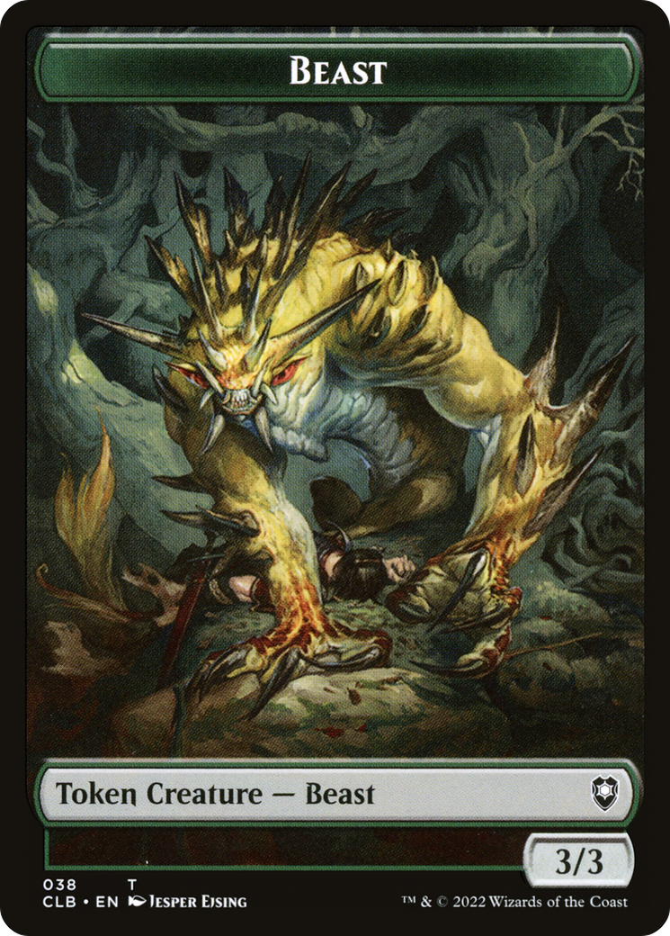 Beast (038) - Battle for Baldur's Gate Tokens