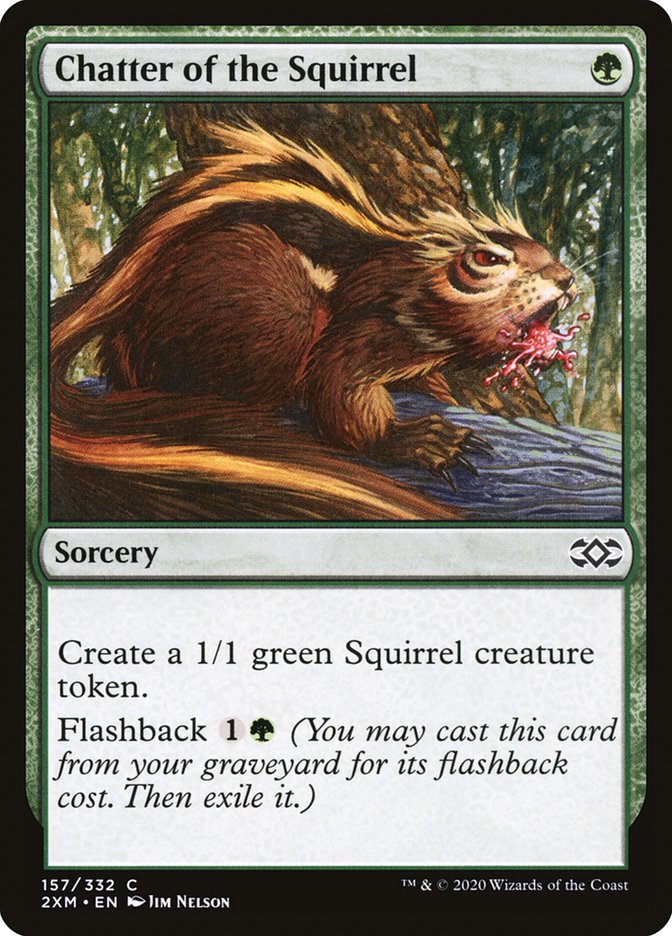 Chatter of the Squirrel [Double Masters] | Silver Goblin