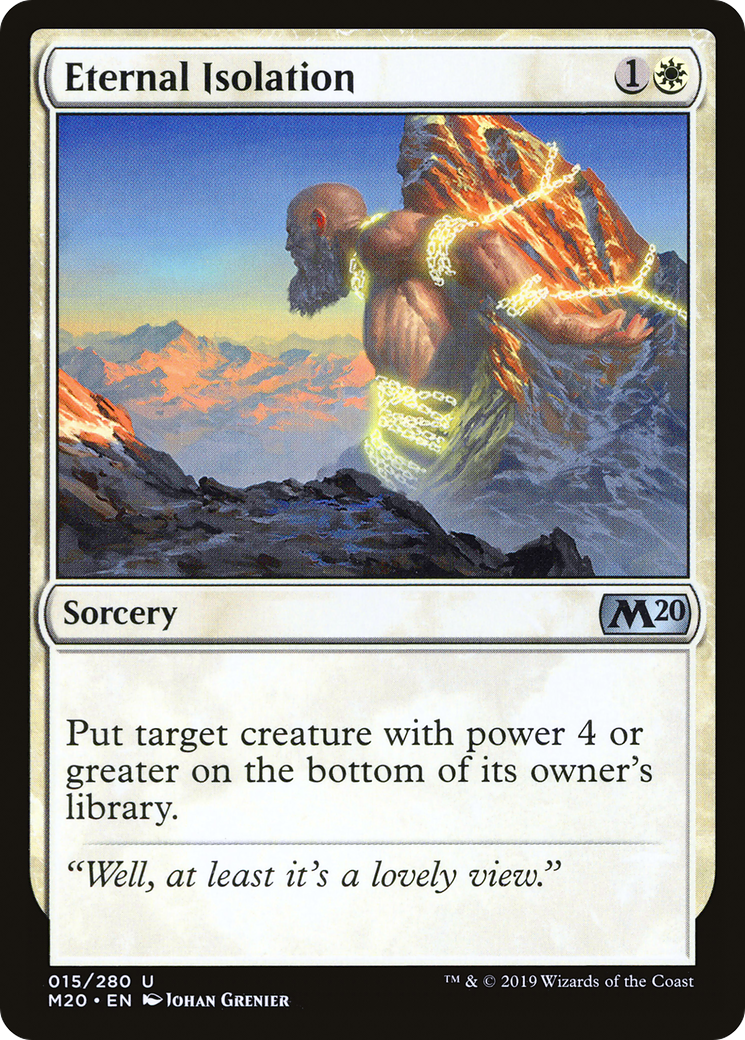 Eternal Isolation [Core Set 2020] Foil