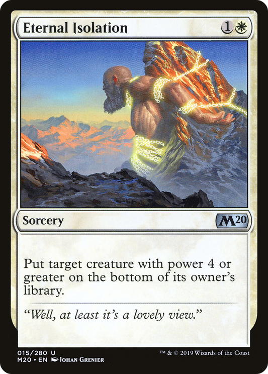 Eternal Isolation [Core Set 2020] Foil