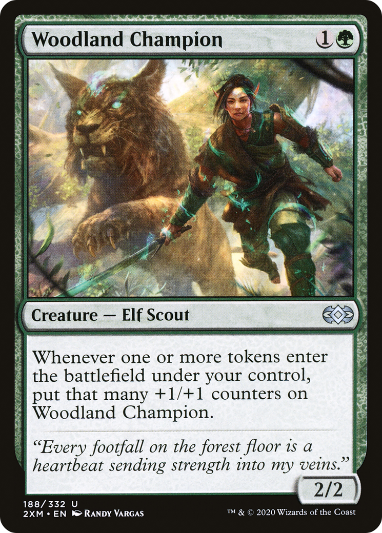 Woodland Champion (188) Foil - Double Masters