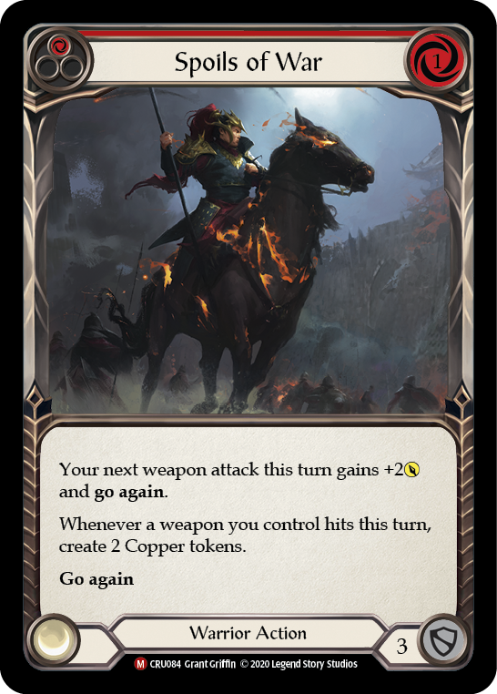 Spoils of War [CRU084] (Crucible of War)  1st Edition Normal | Silver Goblin