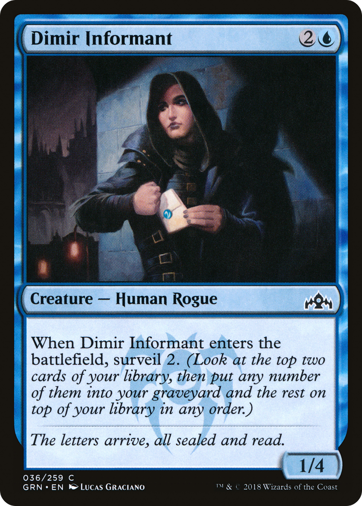 Dimir Informant [Guilds of Ravnica] Foil