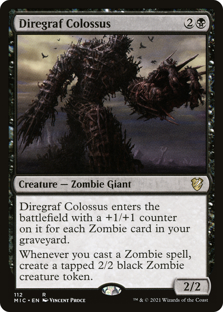 Diregraf Colossus [Innistrad: Midnight Hunt Commander] | Silver Goblin