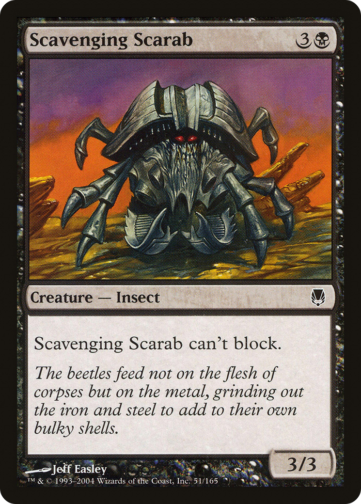 Scavenging Scarab [Darksteel] | Silver Goblin