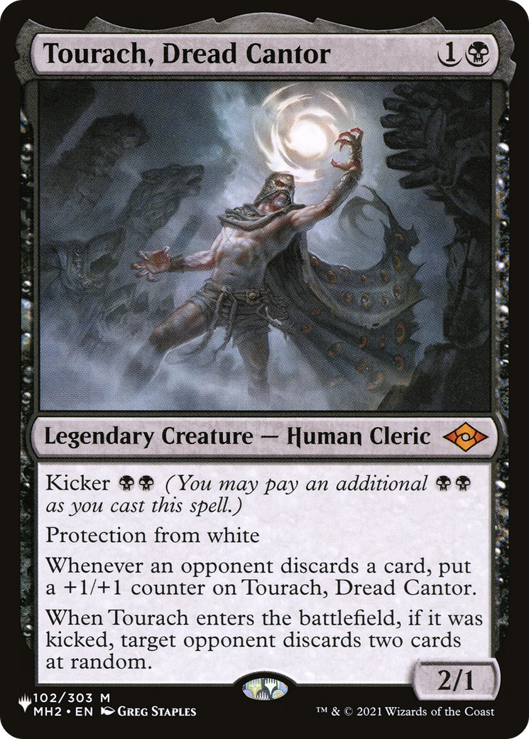 Tourach, Dread Cantor [The List Reprints] | Silver Goblin