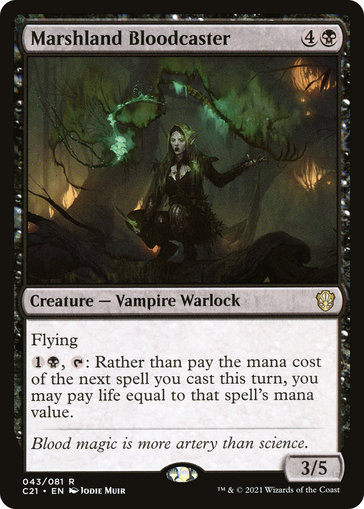 Marshland Bloodcaster [Commander 2021]