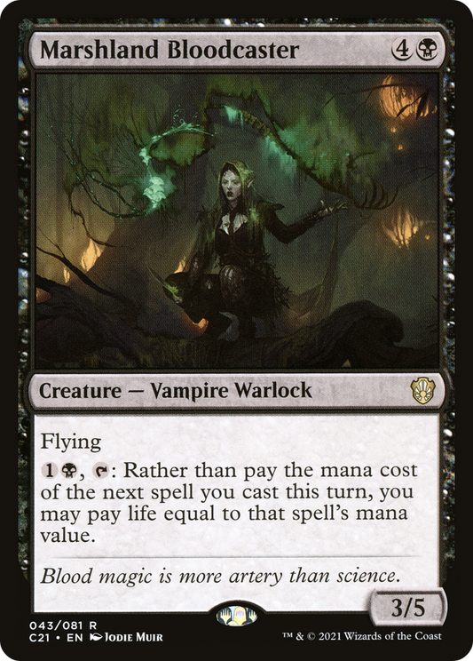 Marshland Bloodcaster [Commander 2021]