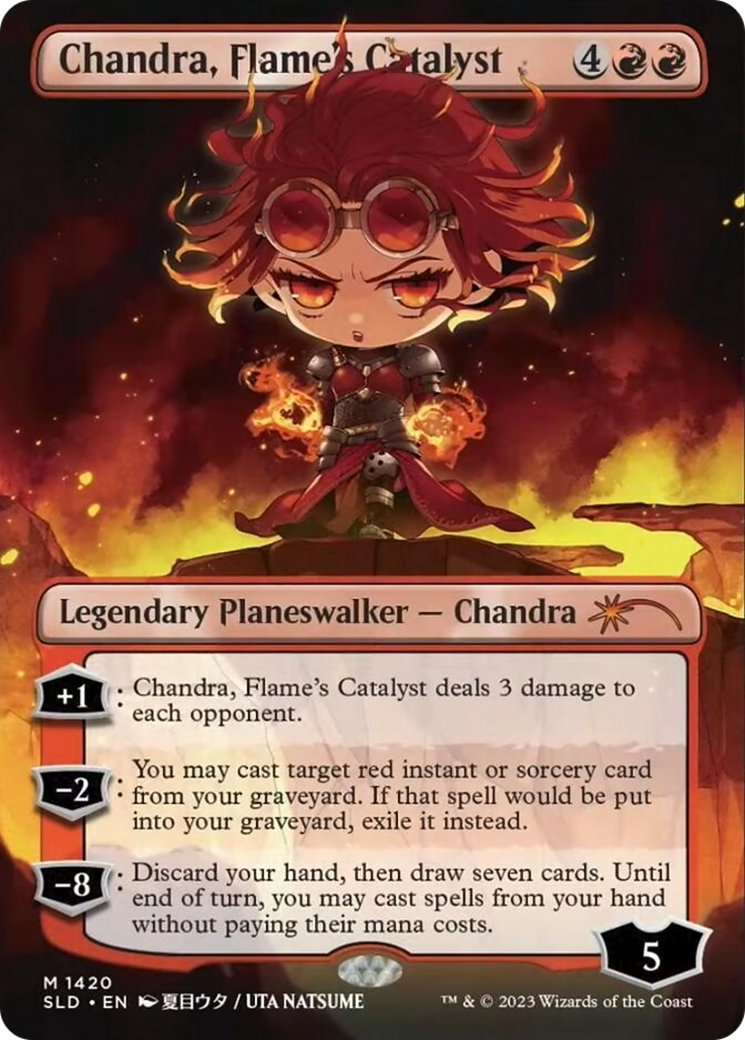 Chandra, Flame's Catalyst (Rainbow Foil) [Secret Lair Drop Series] | Silver Goblin