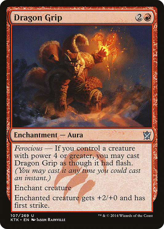 Dragon Grip [Khans of Tarkir] Foil