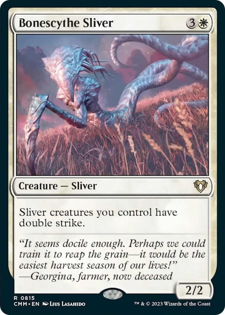 Bonescythe Sliver [Commander Masters] | Silver Goblin