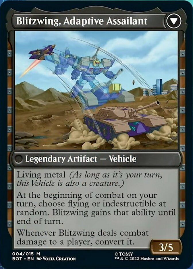 Blitzwing, Cruel Tormentor // Blitzwing, Adaptive Assailant [Transformers] Foil