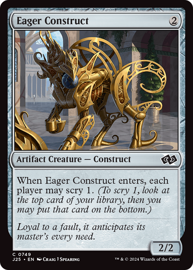 Eager Construct [Foundations Jumpstart] | Silver Goblin