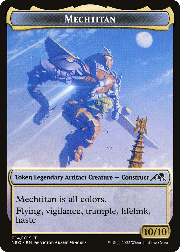 Mechtitan Token [Kamigawa: Neon Dynasty Tokens] | Silver Goblin