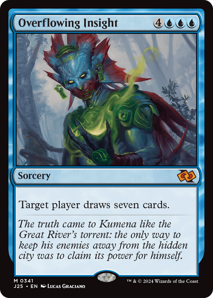 Overflowing Insight [Foundations Jumpstart] | Silver Goblin