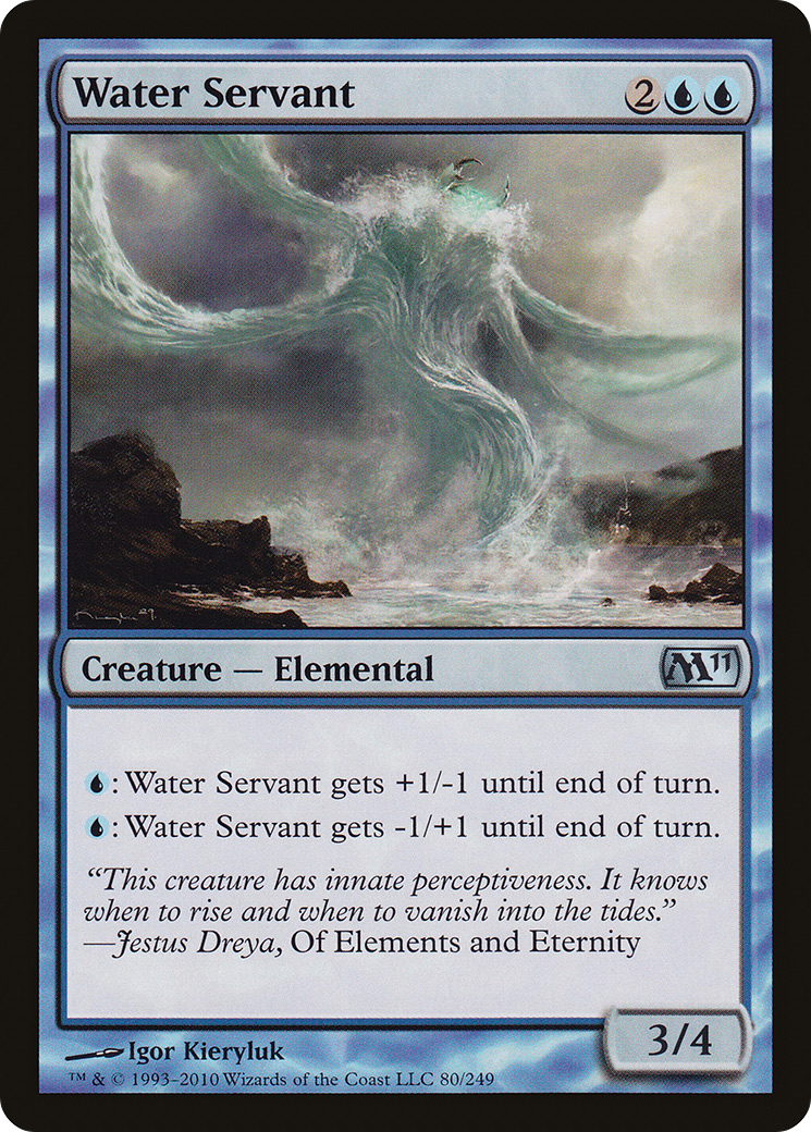 Water Servant (080) Foil - Magic 2011