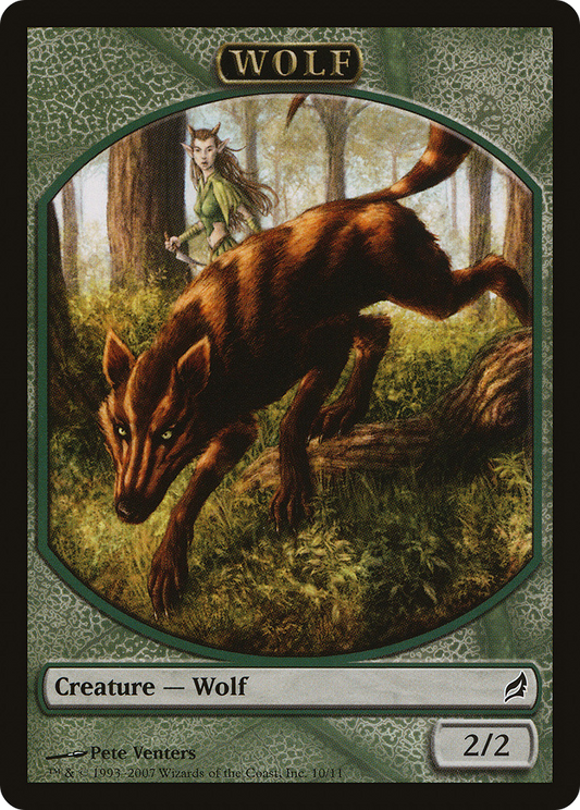 Wolf Token [Lorwyn Tokens]