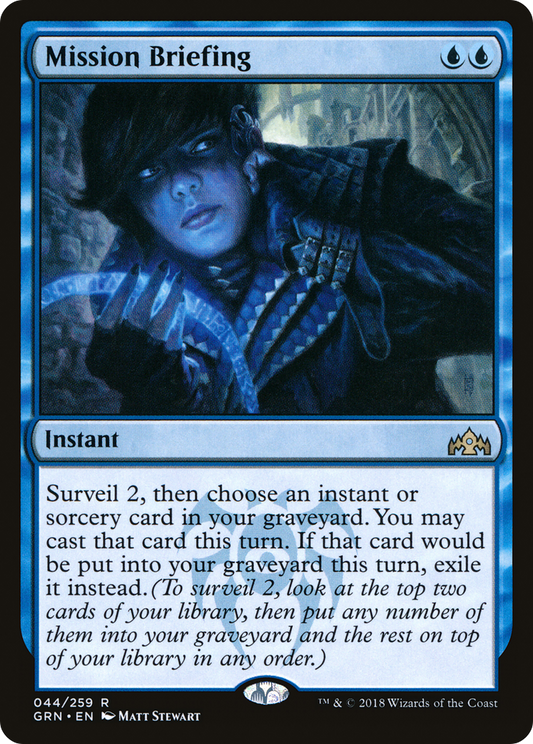 Mission Briefing [Guilds of Ravnica] Foil