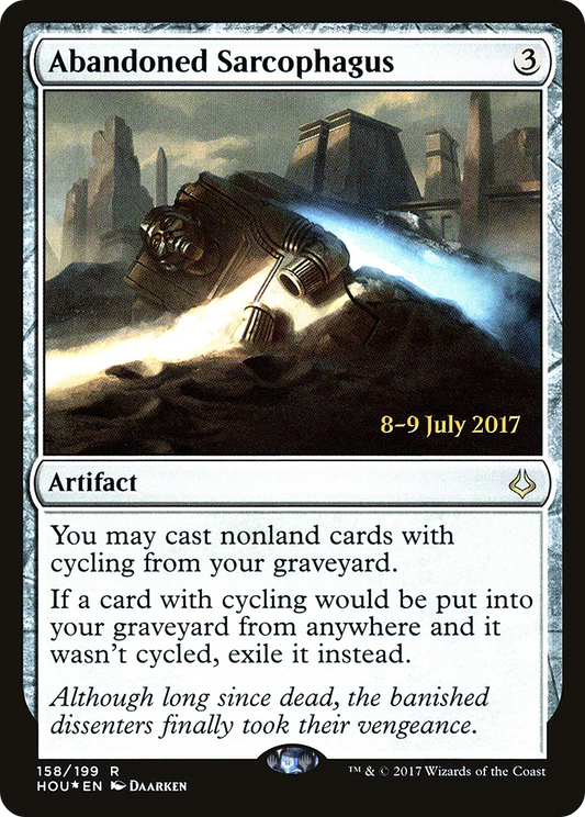 Abandoned Sarcophagus [Hour of Devastation Prerelease Promos]