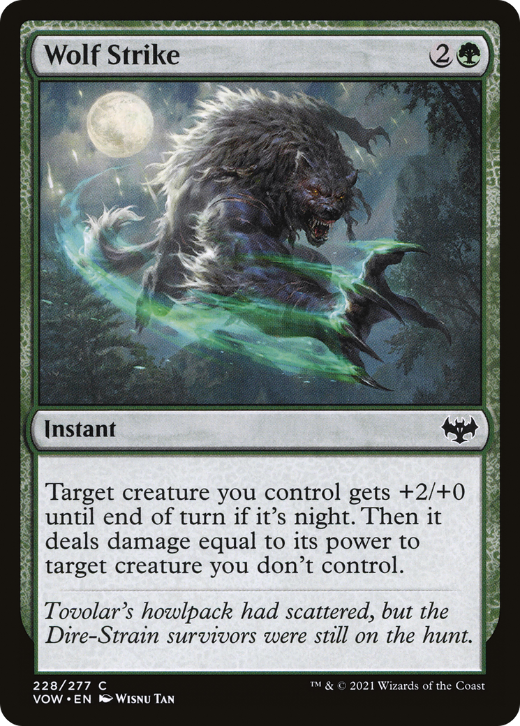 Wolf Strike [Innistrad: Crimson Vow] | Silver Goblin