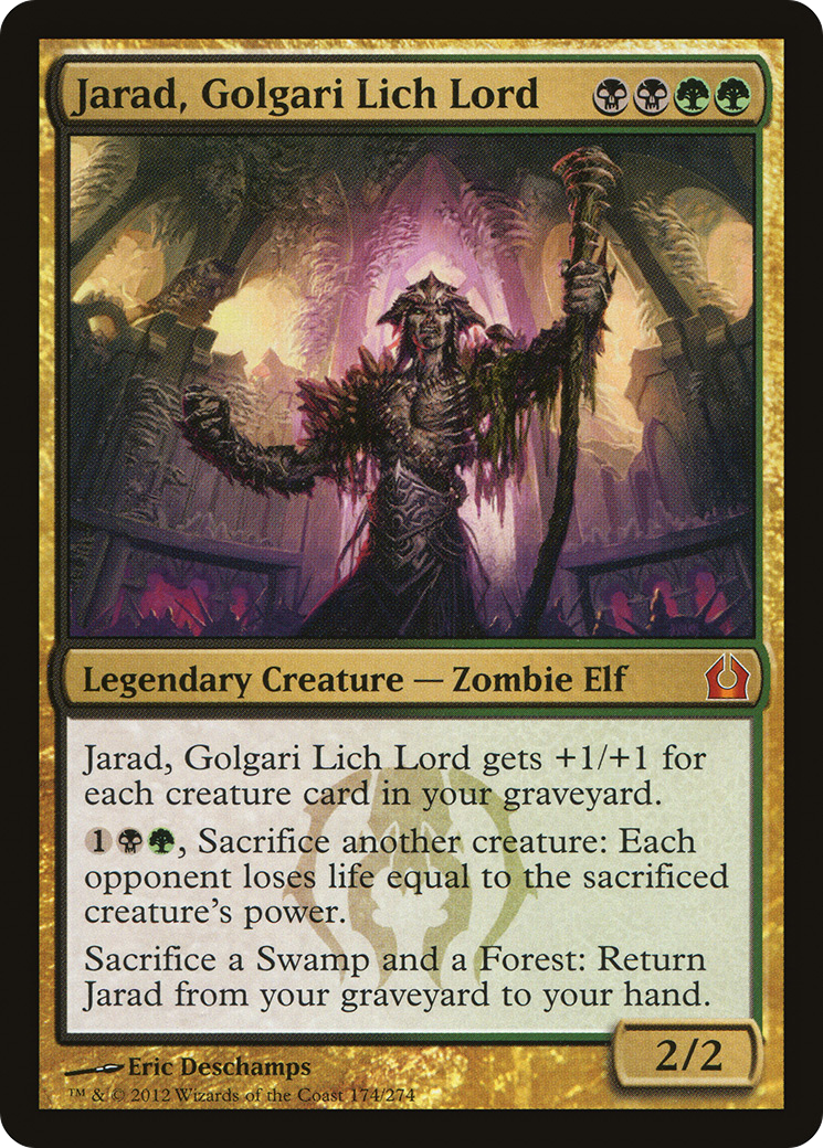 Jarad, Golgari Lich Lord [Return to Ravnica] Foil