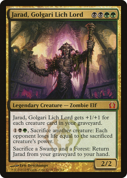 Jarad, Golgari Lich Lord [Return to Ravnica] Foil