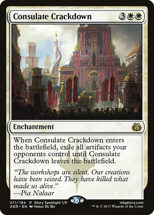 Consulate Crackdown [Aether Revolt] Foil