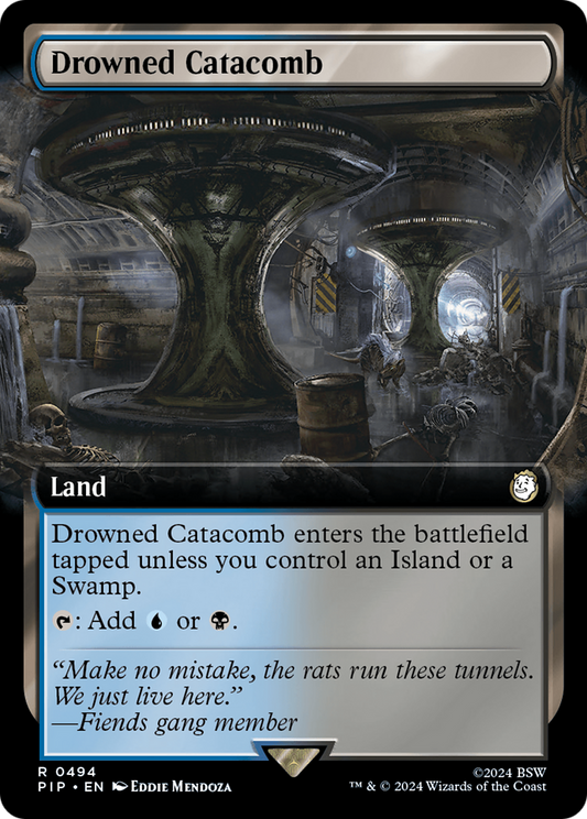 Drowned Catacomb (Extended Art) [Fallout] Foil