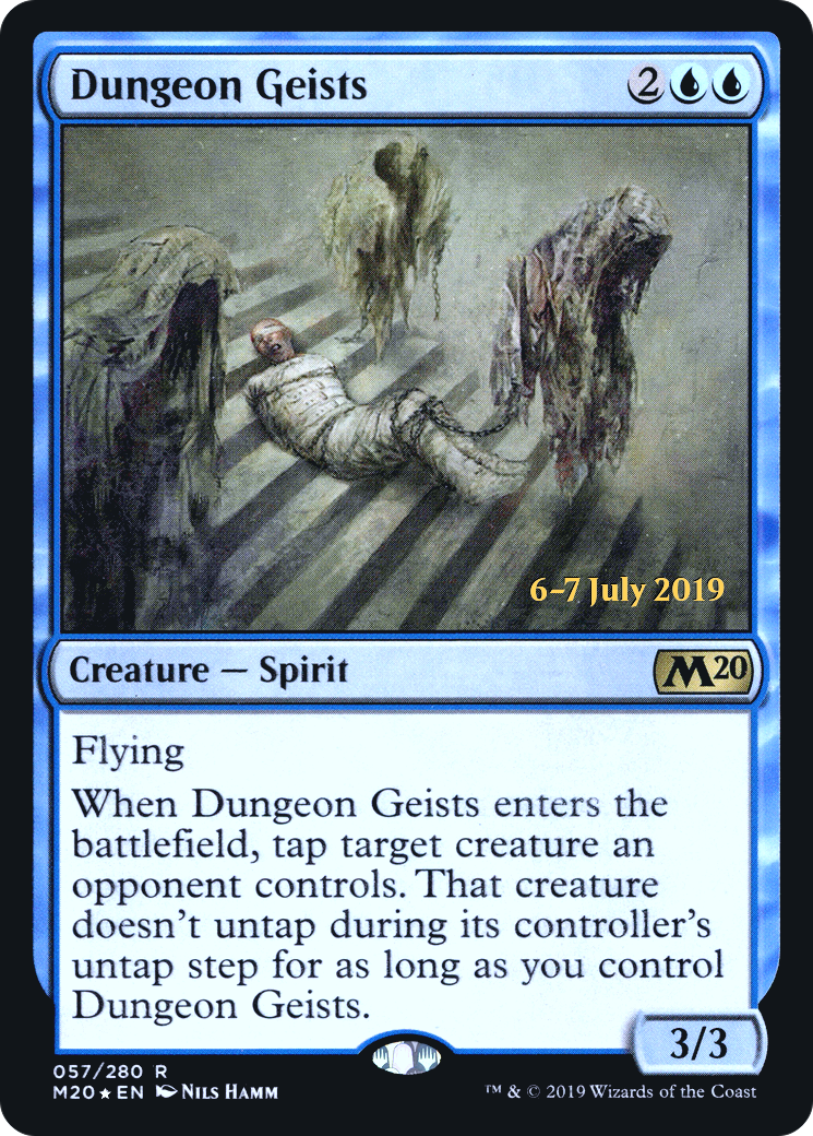 Dungeon Geists [Core Set 2020 Prerelease Promos] | Silver Goblin