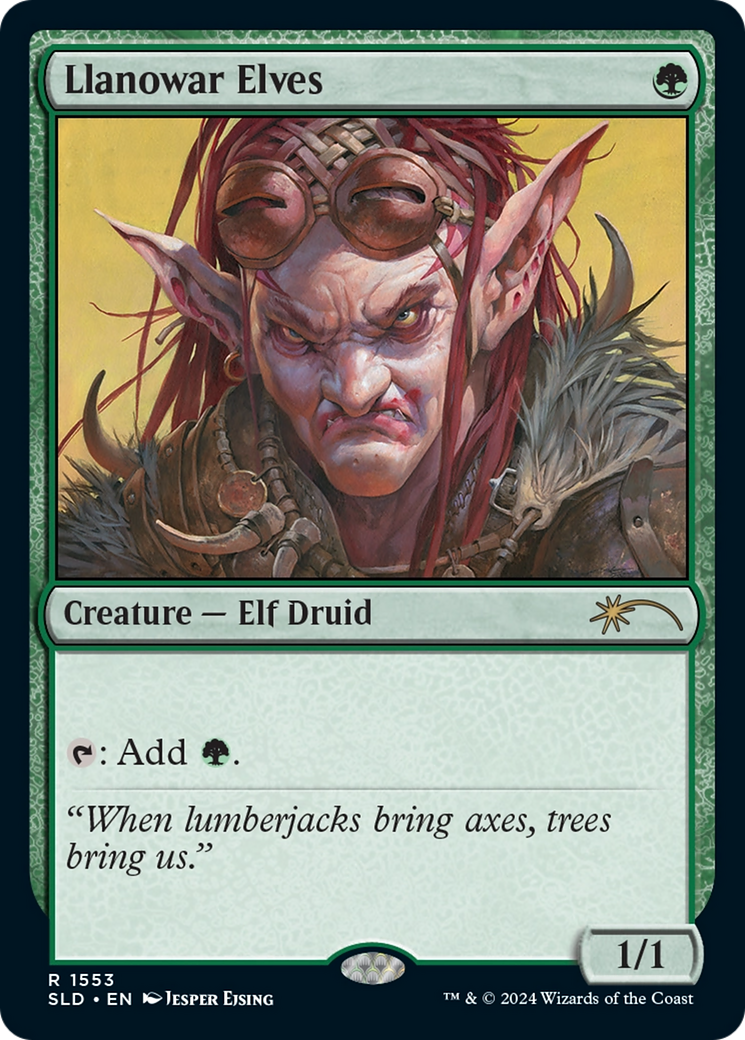 Llanowar Elves (1553) - Secret Lair Drop