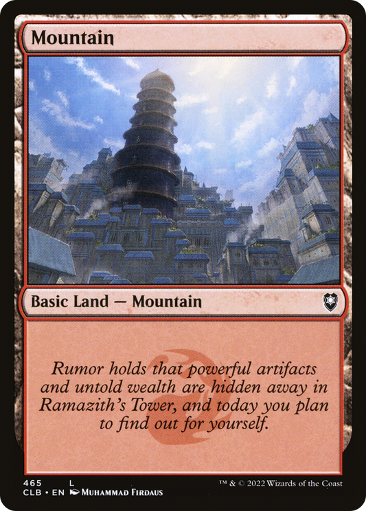 Mountain (465) [Commander Legends: Battle for Baldur's Gate] Foil