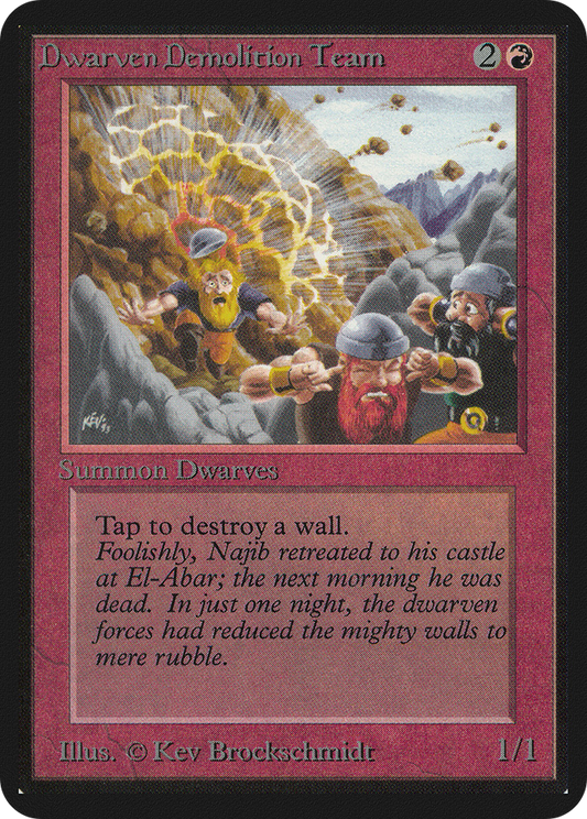 Dwarven Demolition Team [Alpha Edition]