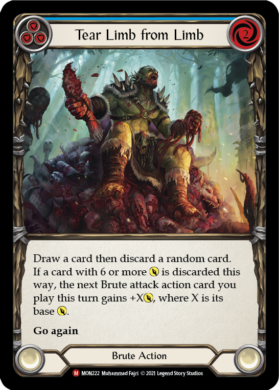 Tear Limb from Limb [MON222] (Monarch)  1st Edition Normal | Silver Goblin