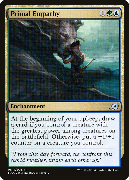 Primal Empathy [Ikoria: Lair of Behemoths] Foil