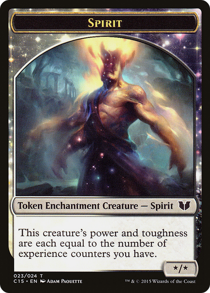 Spirit (023) // Cat Double-Sided Token [Commander 2015 Tokens]