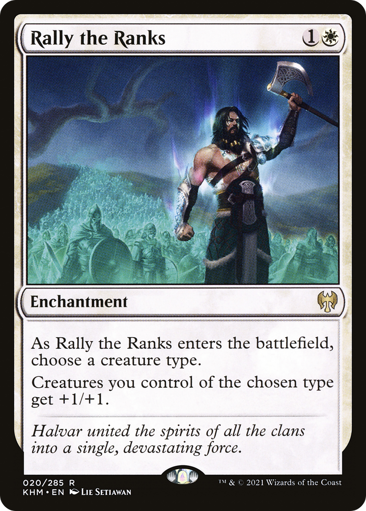 Rally the Ranks [Kaldheim] Foil