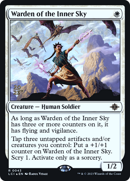 Warden of the Inner Sky [The Lost Caverns of Ixalan Prerelease Cards]